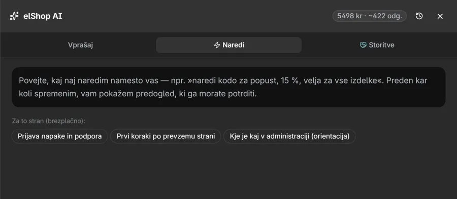 Ena poved namesto obrazca